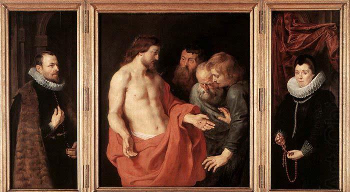 RUBENS, Pieter Pauwel The Incredulity of St Thomas china oil painting image
